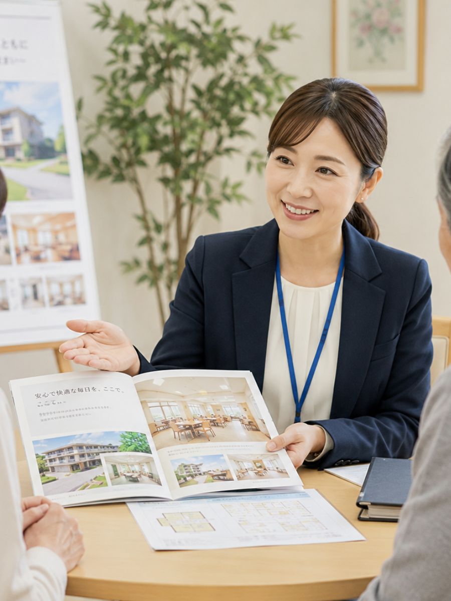 入居営業相談員の写真